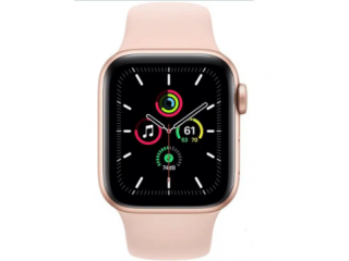 Apple iwatch SE 44mm GPS Gold Case with pink strap