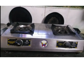 Butterfly two burner stainless steel gasstove good condition