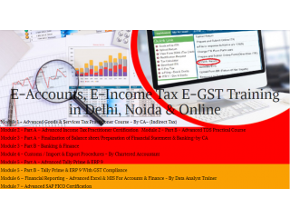 GST Institute in Delhi, Accounting Courses, Malviya Nagar, Accountancy, BAT, SAP Training Certification,