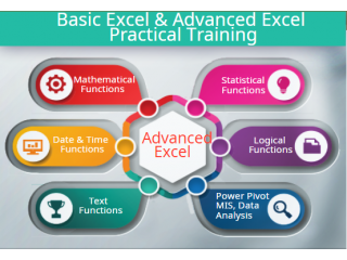 Microsoft Excel Training in Noida, Ghaziabad, Data Analysis in Advanced Excel Certification Course,