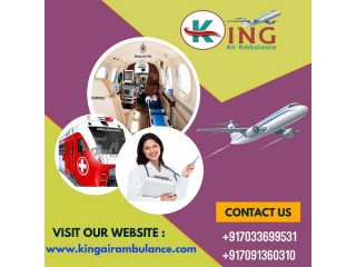 Pick Reasonable Price Air Ambulance Service in Siliguri by King