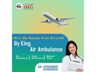 Get Superb Air Ambulance Service in Indore with Medical Tool by King
