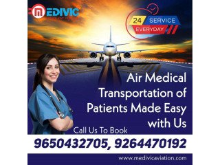 Obtain Rapid Life-Support Charter Air Ambulance Services in Chennai by Medivic