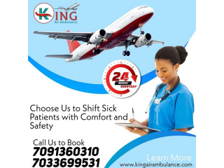 Reliable ICU Support Air Ambulance in Patna at Affordable Price by King