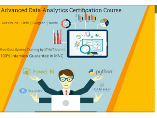 Data Science Certification Course, Rohini, Delhi, Noida SLA Data Analyst Classes, Python Tableau, Power BI Training,