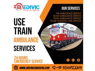 Get High Standard ICU Train Ambulance Service in Guwahati by Medivic