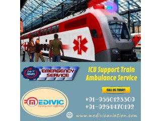 Take the Most Excellent Rescue Train Ambulance Service in Kolkata by Medivic