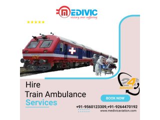 Book Top-Rated Medivic Train Ambulance Service in Ranchi at Low-Fare