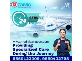 Grab Outstanding Life Support Air Ambulance Services in Ranchi by Medivic