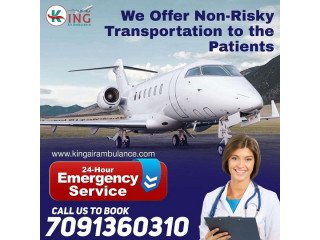 Avail 24*7 Hours King Air Ambulance Services in Guwahati