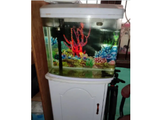 35 Liter Fish tank full kit with cabinet sales