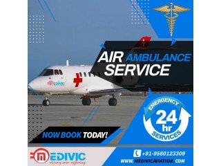 Select Medivic Air Ambulance Service in Kolkata with Qualified MD Doctor