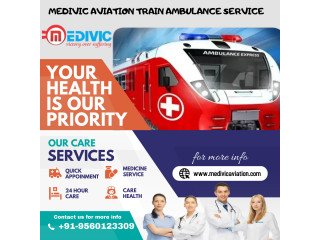 Take Medivic Train Ambulance in Guwahati with Proper Prominence on Safety