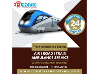 Receive Medivic Train Ambulance Service in Kolkata with ICU Setup