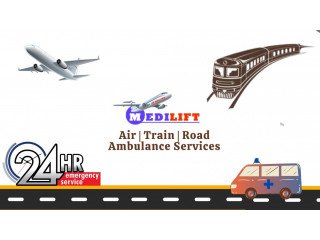 Get Train Ambulance Service in Guwahati with Supportive ICU Expert