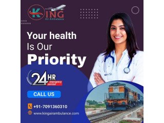 Book Country Finest Train Ambulance Service in Kolkata by King