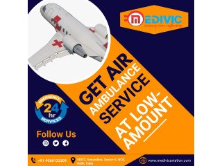 Obtain Air Ambulance Service in Patna by Medivic with Expert Medical Crew