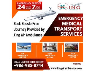 Utilize Hi-Tech King Air Ambulance Service in Patna with ICU Setup