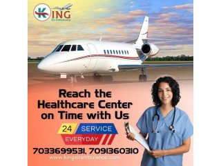 Book Reliable Patient Shifting Air Ambulance Service in Ranchi by King