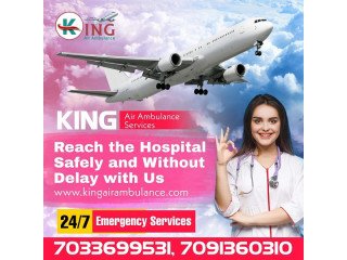 Pick Superb King Air Ambulance Service in Kolkata with Advanced ICU