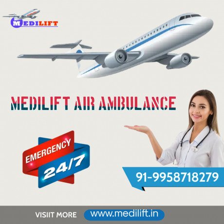 take-highly-icu-air-ambulance-in-patna-with-stupendous-comfortable-medical-aids-by-medilift-big-0