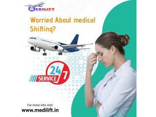 Hire Life Sustaining Air Ambulance in Kolkata with Superior Medical Care by Medilift