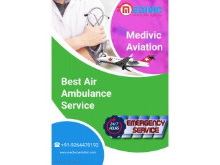 Hire Air Ambulance Service in Dibrugarh by Medivic at Low Cost