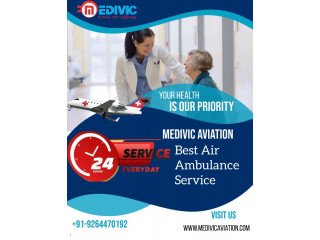 Air Ambulance Service in Ahmedabad by Medivic with 100% Satisfactory