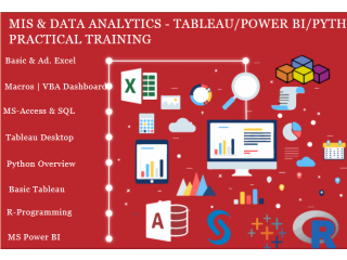 Advanced MIS Training Course, Delhi, Noida, Ghaziabad, 100% Job Support with Best Job & Salary Offer, Free Alteryx Certification,