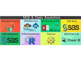 MIS Course in New Delhi, Ghaziabad, SLA Analytics Institute, Excel, VBA, SQL, Power BI, Python Certification,