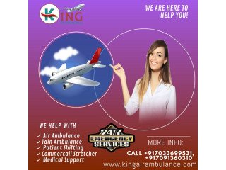 Book High Standard Charter Air Ambulance Service in Ranchi