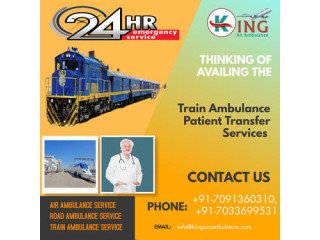 King Train Ambulance Service in Jamshedpur with Risk-Free Medical Transportation