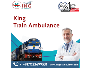 King Train Ambulance in Kolkata  with Advanced Life-Saving Medical Tools