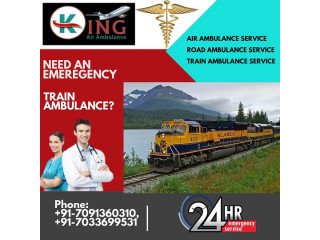 King Train Ambulance in Raipur with All Medical Assistance