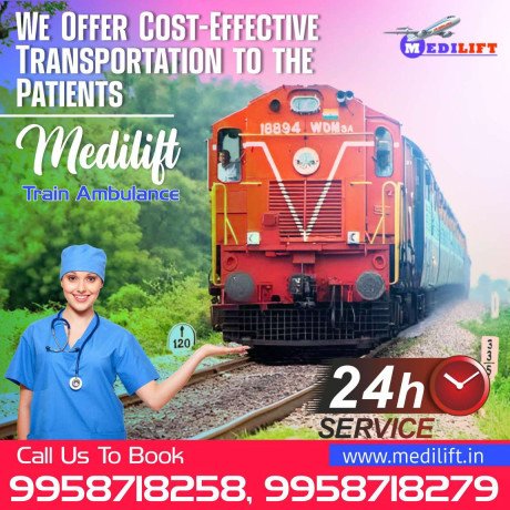 medilift-train-ambulance-in-bangalore-with-a-highly-professional-medical-team-big-0