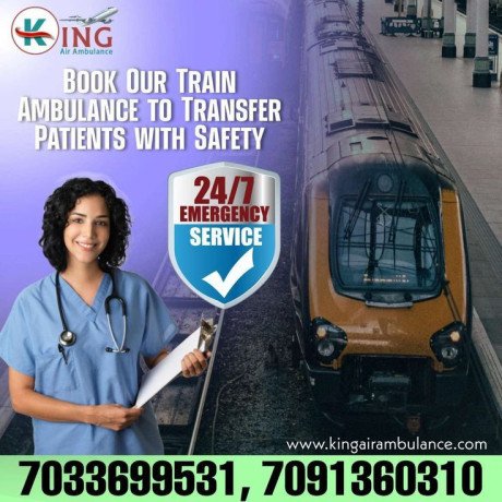 king-train-ambulance-in-raipur-with-trained-medical-transfer-crew-big-0