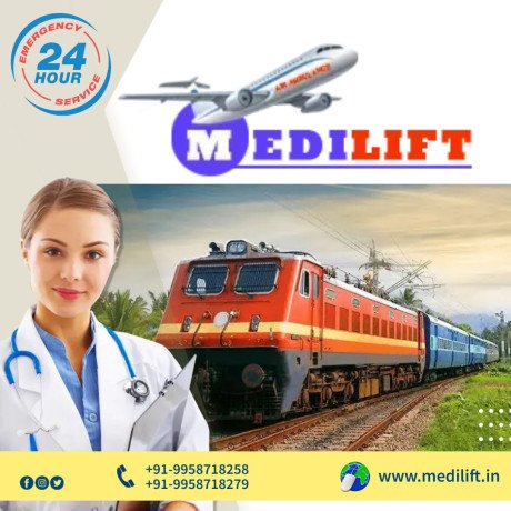 medilift-train-ambulance-service-in-patna-with-a-well-trained-healthcare-crew-big-0