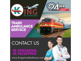 King Train Ambulance from Ranchi with Full ICU or CCU Medical Setup