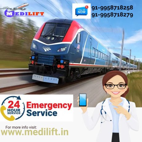 medilift-train-ambulance-from-guwahati-with-full-life-support-facilities-big-0