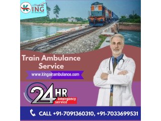 King Train Ambulance in Guwahati with Reliable Medical  Transfer Facilities