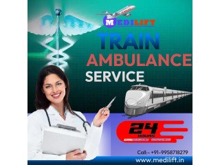 Get Medilift Train Ambulance Services in Guwahati with Top-Class Medical Facility