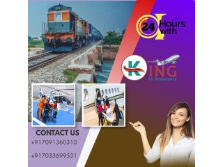 King Train Ambulance Service in Guwahati with a Highly Professional Medical Crew