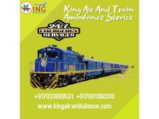 King Train Ambulance Service in Delhi with All Modern Medical Tools and Technology