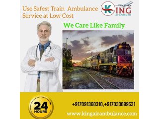 King Train Ambulance Service in Kolkata with Experienced Critical Care Crew