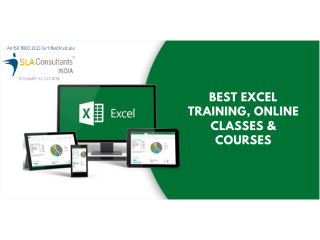 Advanced Excel Training Course in Delhi, Geeta Colony, SLA Institute, Free VBA Macros & SQL Certification, with 100% Job in MNC