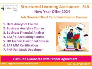 Data Analytics Training Institute with Placement in Delhi, 2024 Offer 100% Job with Certification, Free Python and OpenAI Course,