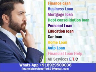 Financing / Credit / Loan We offer financial loans