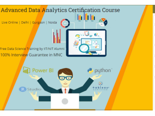 Data Analytics Certification Course in Delhi, 2024 Microsoft Power BI Certification Institute in Gurgaon, Free Python,100% Job,