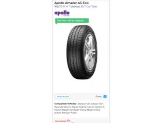 Apollo brand new condition tyre