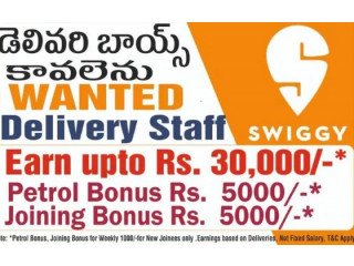 Urgently requirement for Delivery boys